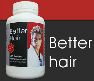 Betterhair for men, stop het haarverlies en stimuleer nieuw haargroei